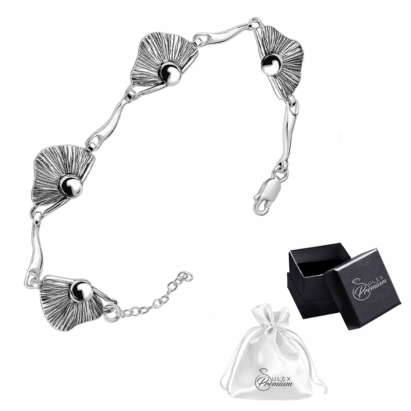 Stříbrný náramek ryzost 925 leštěný