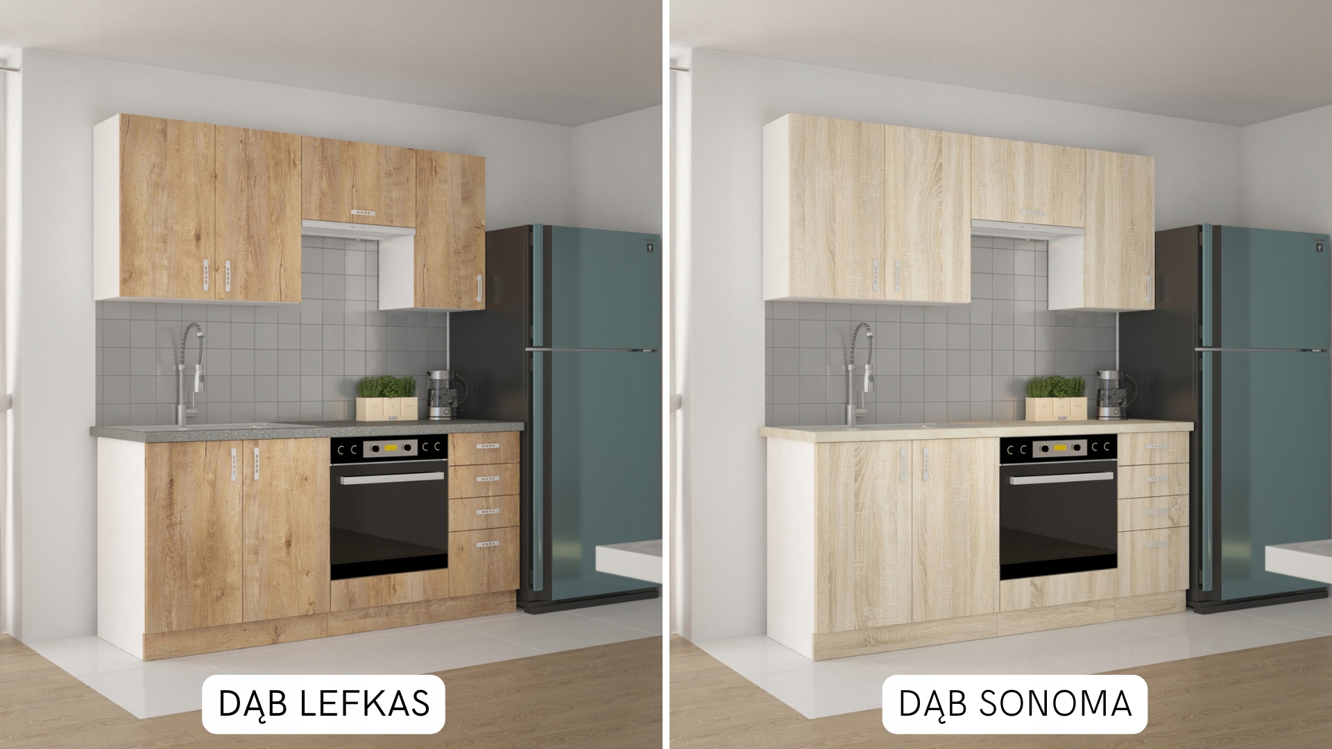 NOWOŚĆ!! Meble kuchenne ODETA 1A - 2 kolory Marka Meble Noka