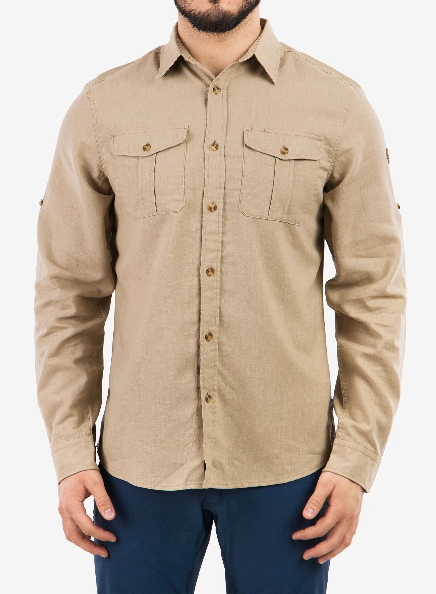 Cestovní košile Fjallraven Ovik Travel Shirt Ls sand stone XL