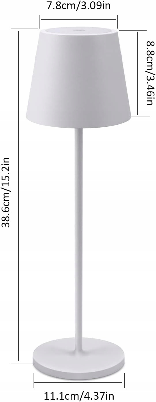 Lampka nocna stołowa K-bright 6 W ciepła biel Marka inna marka