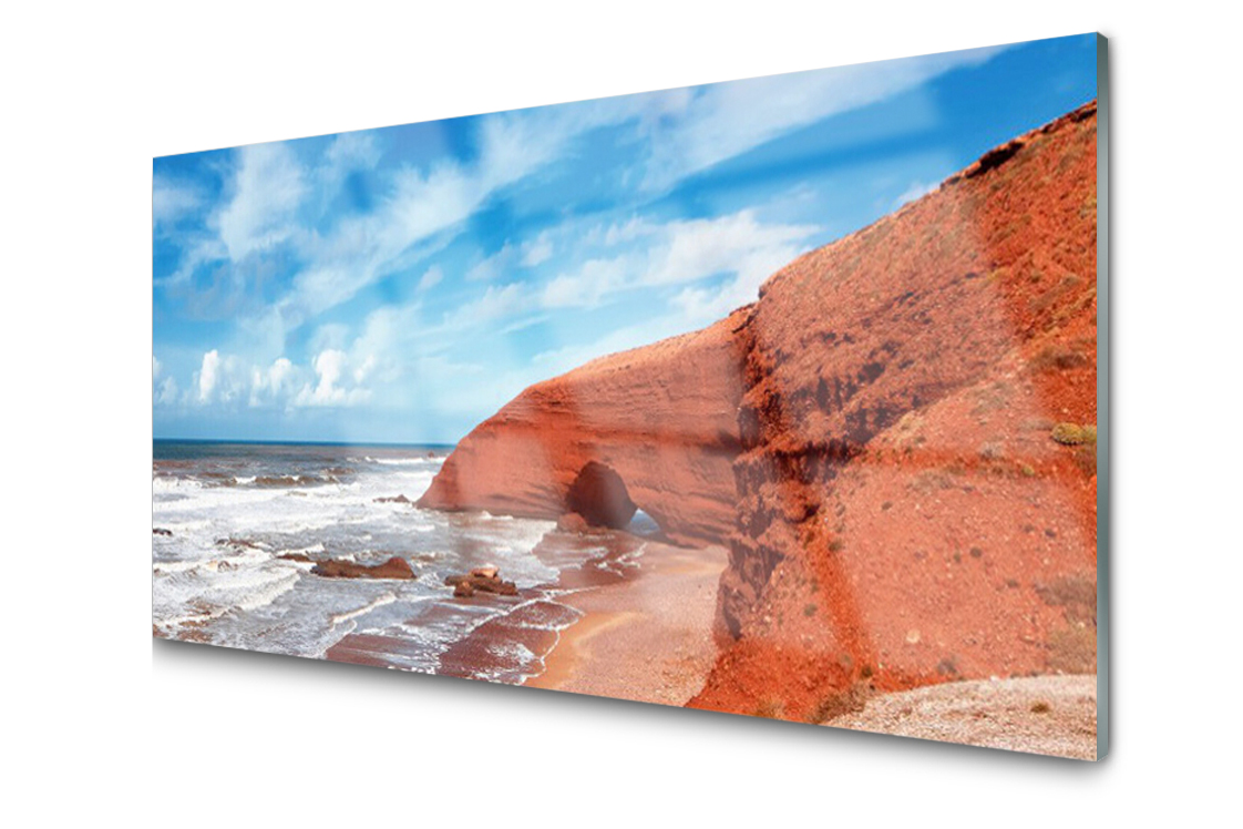 

Panel szklany dekoracyjny Morze Klif 100x50