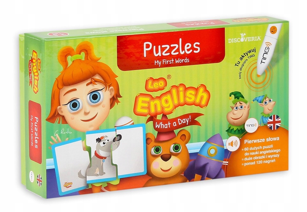 Ting Leo English Puzzles My first words Anna Caudle
