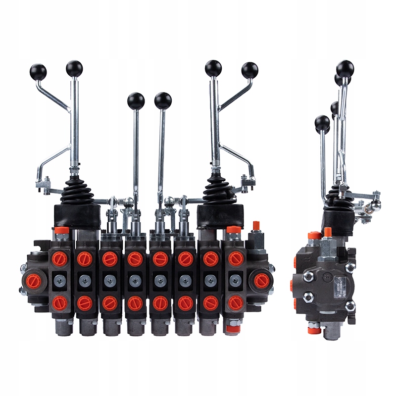 Hydraulický rozdělovač 8 sekcí 70 l/min pro lesní stroje