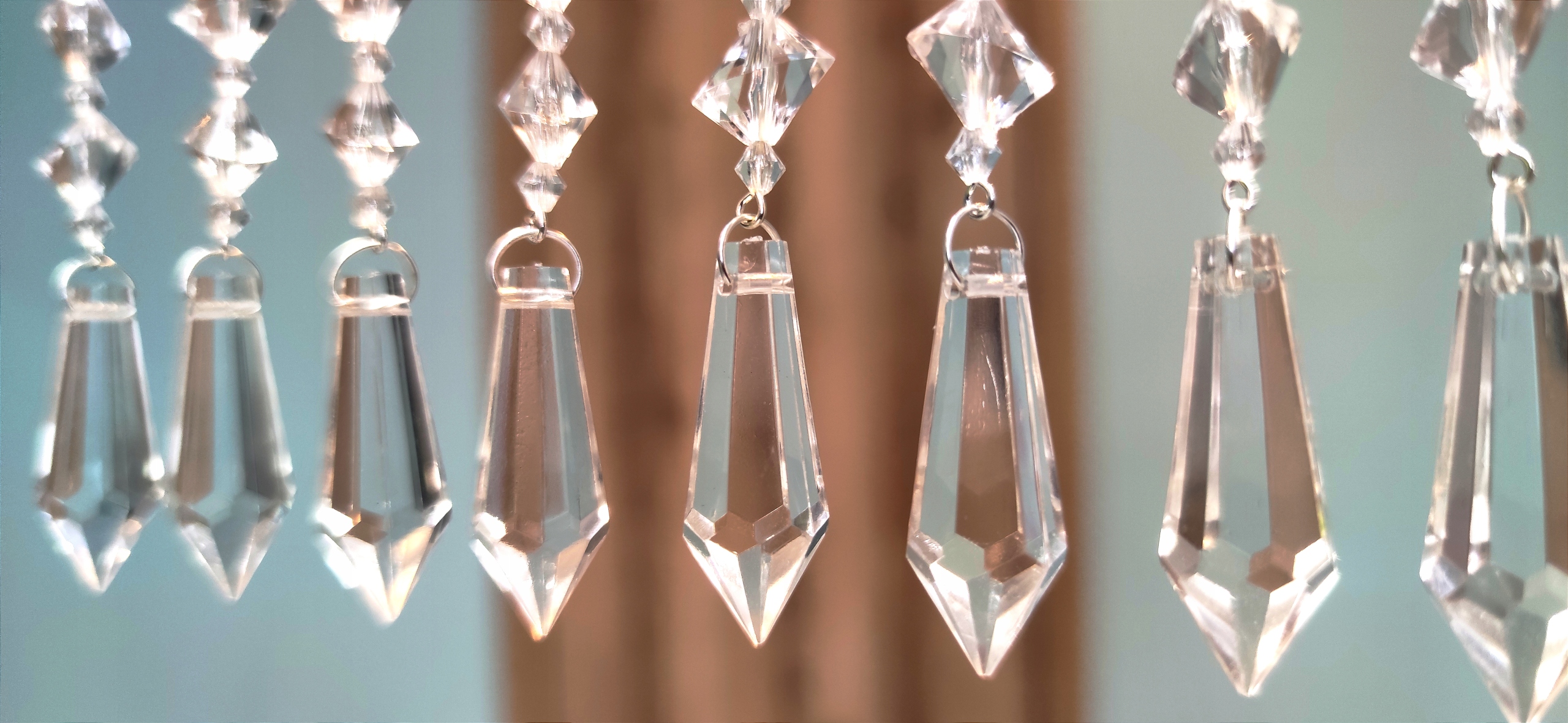 ZAWIESZKI OZDOBA SOPELEK KRYSZTAŁKI 10 SZTUK Marka Inna