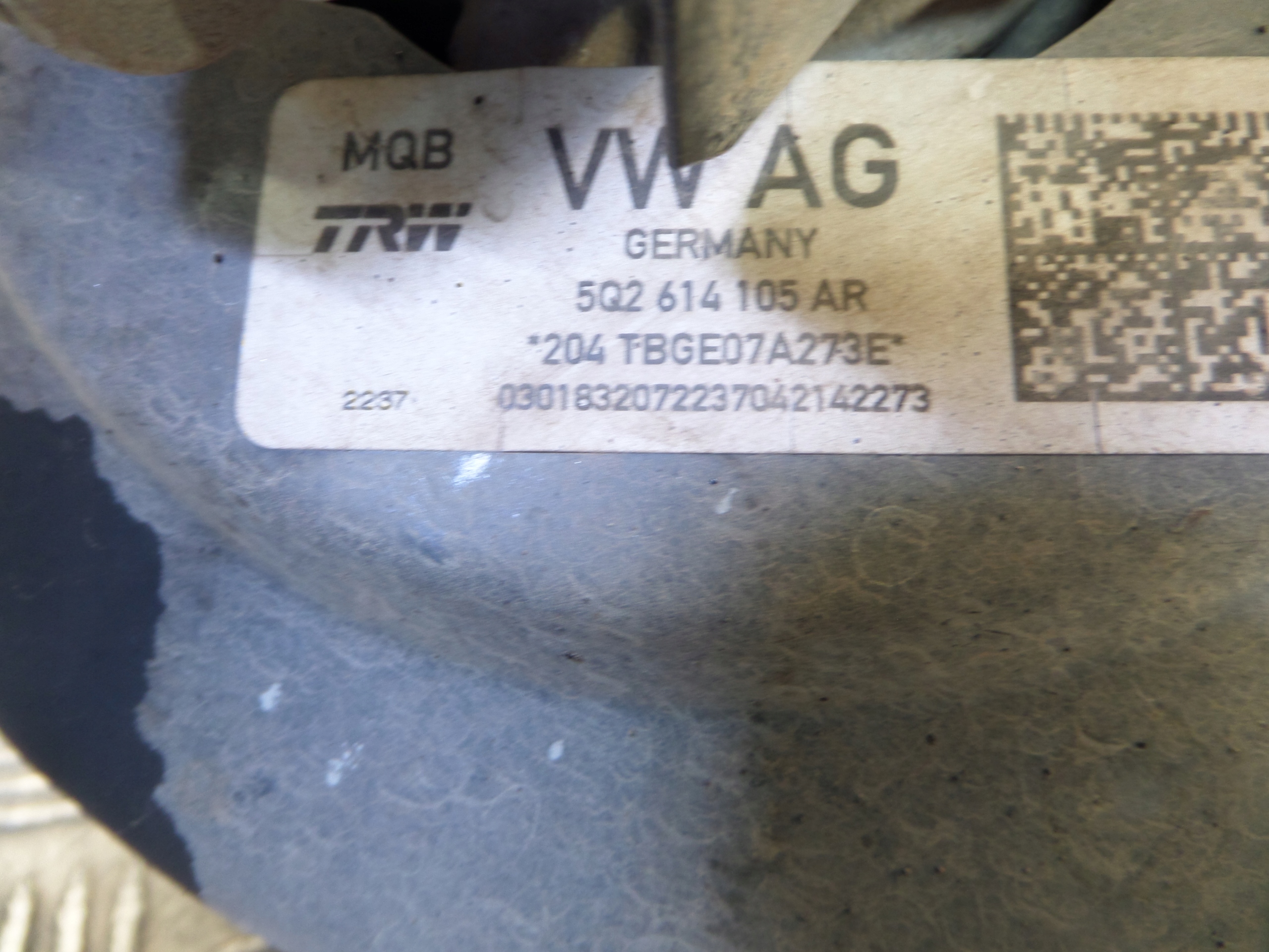 AUDI A3 8V TDI servo Servofreno 5q2614105ar