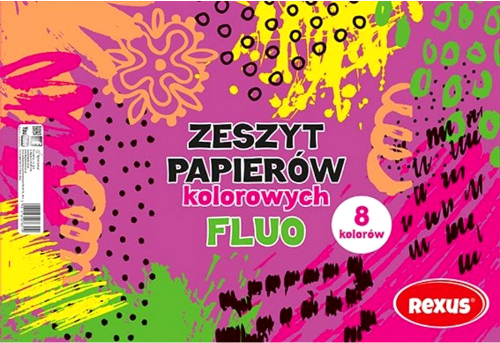 

Zeszyt Papierów Kolorowych Fluo A5-8296