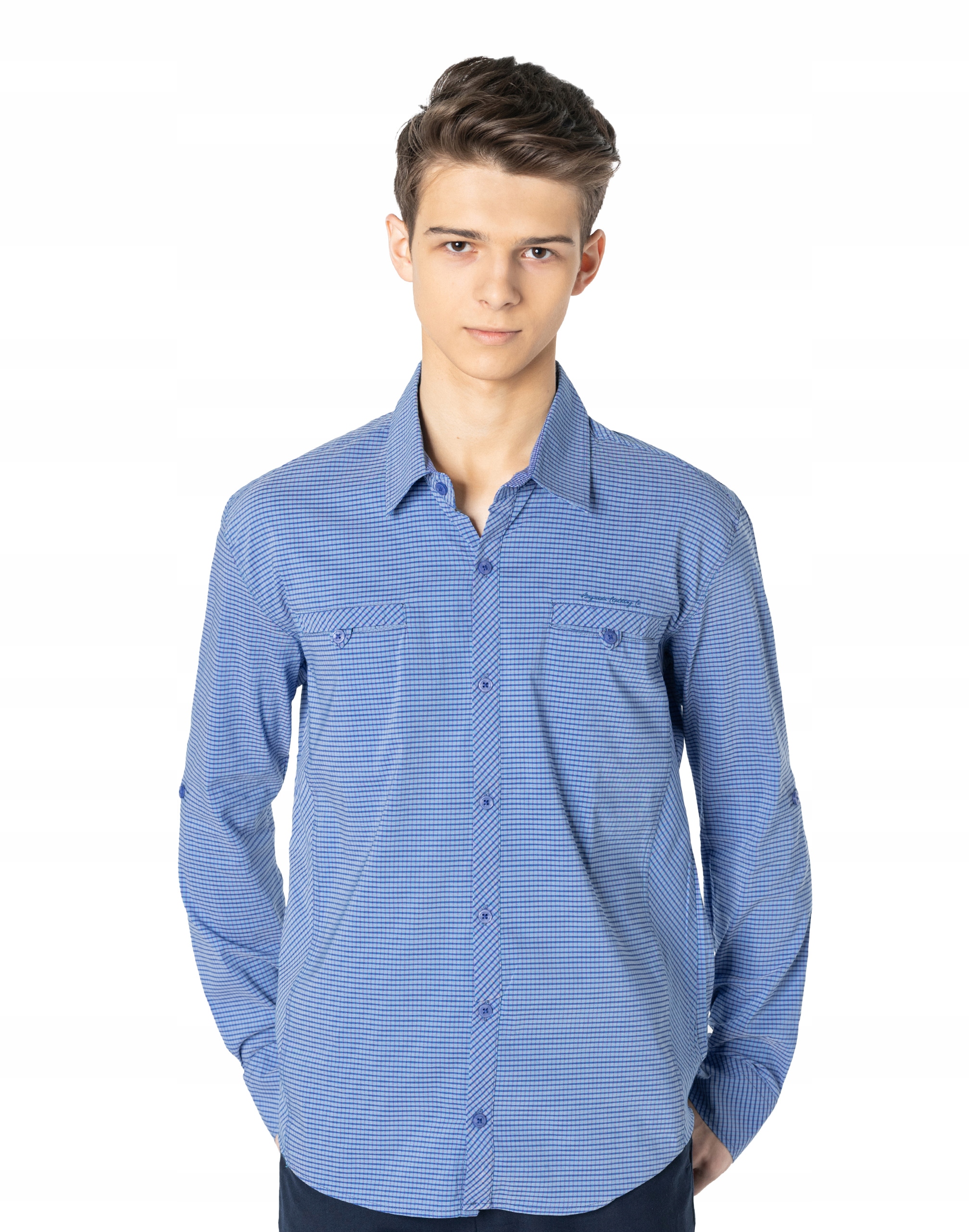 

Koszula Męska Bawełniana z Długim Rękawem 3701-3 M