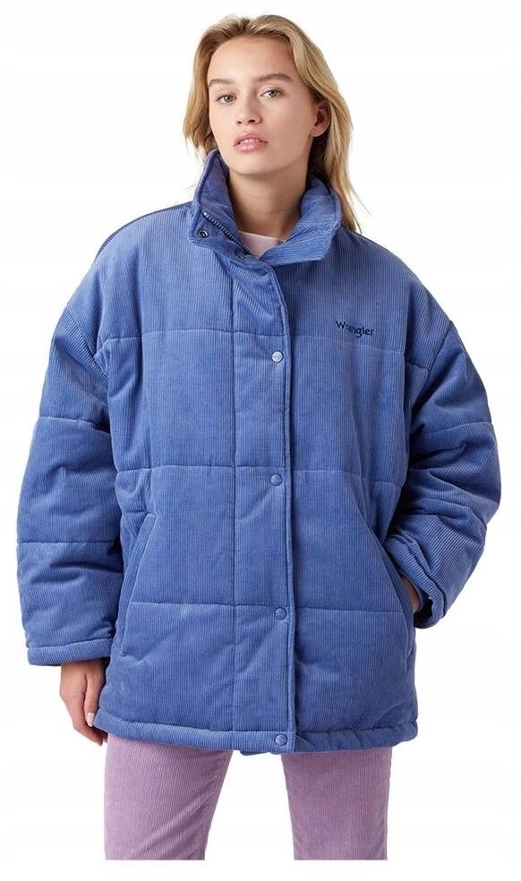 Wrangler Corduroy Puffer Fjord Blue W4S4VWB24 Xs