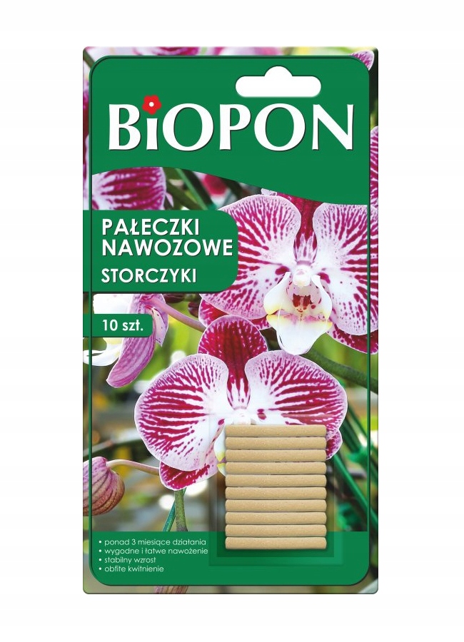 

Pałeczki Nawozowe Do Storczyków 10szt Biopon