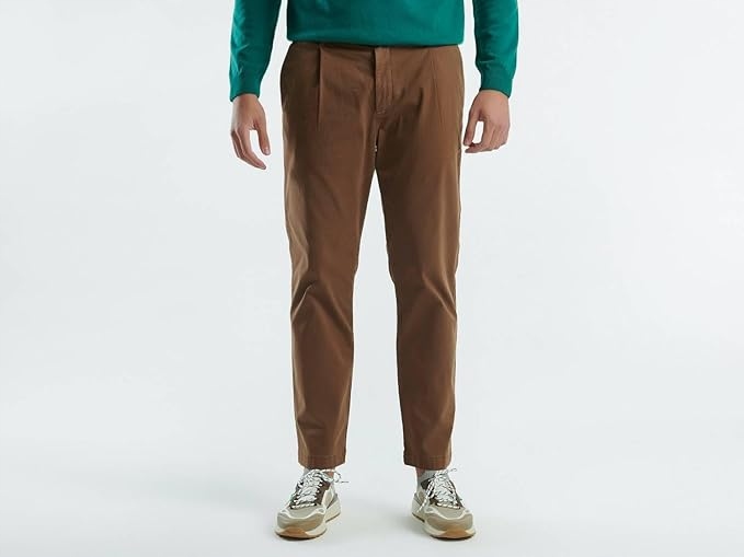 United Colors Of Benetton Hnědé Kalhoty Chinos 58 6FA