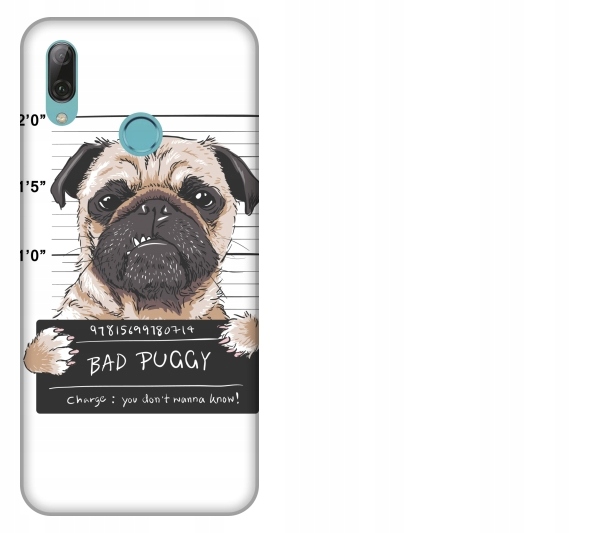 

Etui pokrowiec Huawei P Smart 2019 Bad puggy Bada