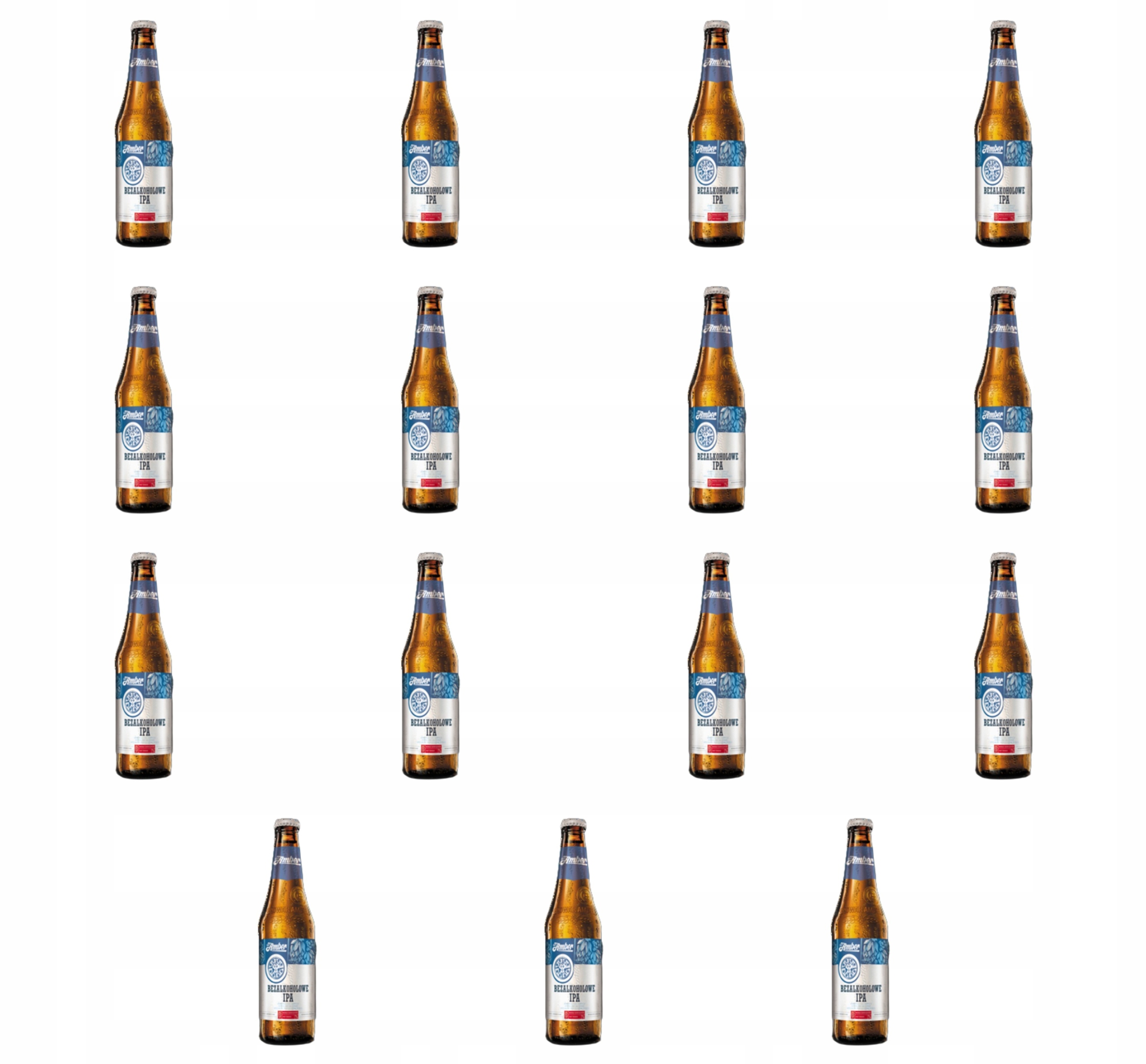 Nealkoholické pivo Ipa Free 0% Amber 500 ml láhev X15