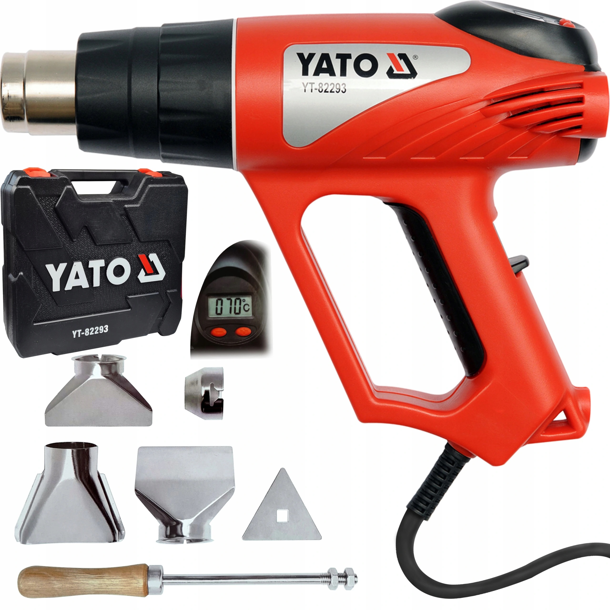 

Opalarka 2000W Z Akcesoriami Wyś-lcd YT-82293 Yato