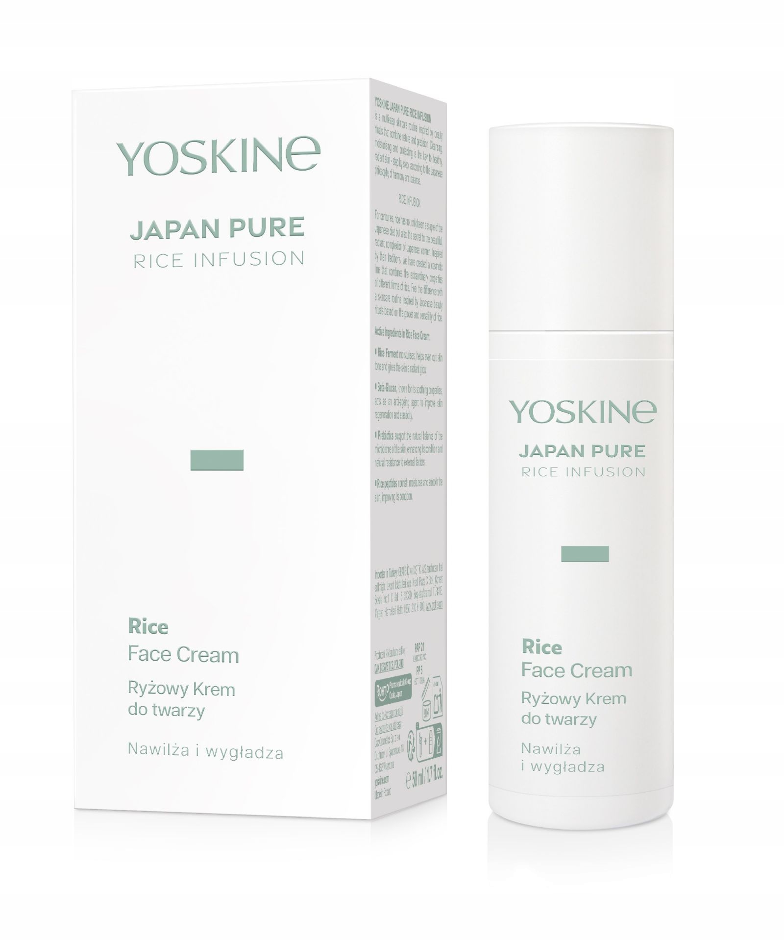 Yoskine Japan Pure Rice Infusion Rýžový Krém Na Obličej, Hydratační A Vyhlazující