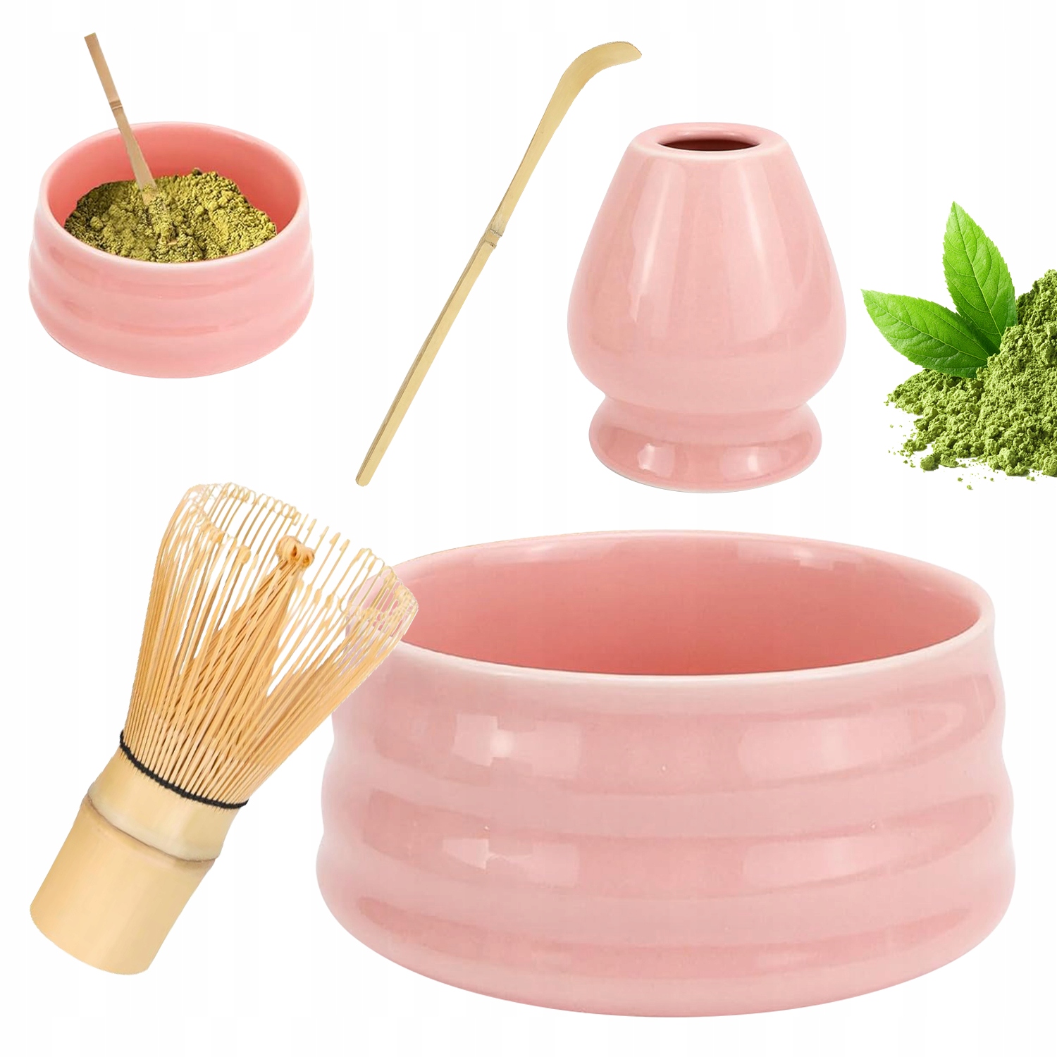 Levně Jedinečná Sada Matcha S Pevným Podstavcem A Klasickou Metličkou