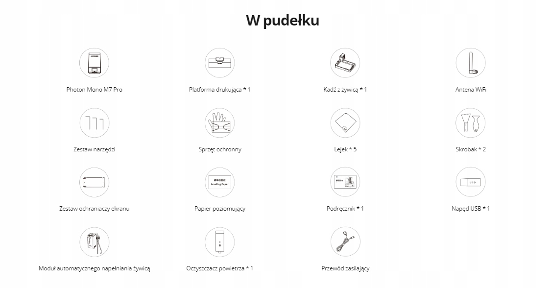 Drukarka 3D Anycubic Photon Mono M7 Pro | Precyzyjna i Szybka Producent Anycubic