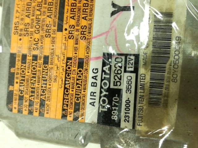SENSOR airbag modulo 8917052620 Toyota Yaris II