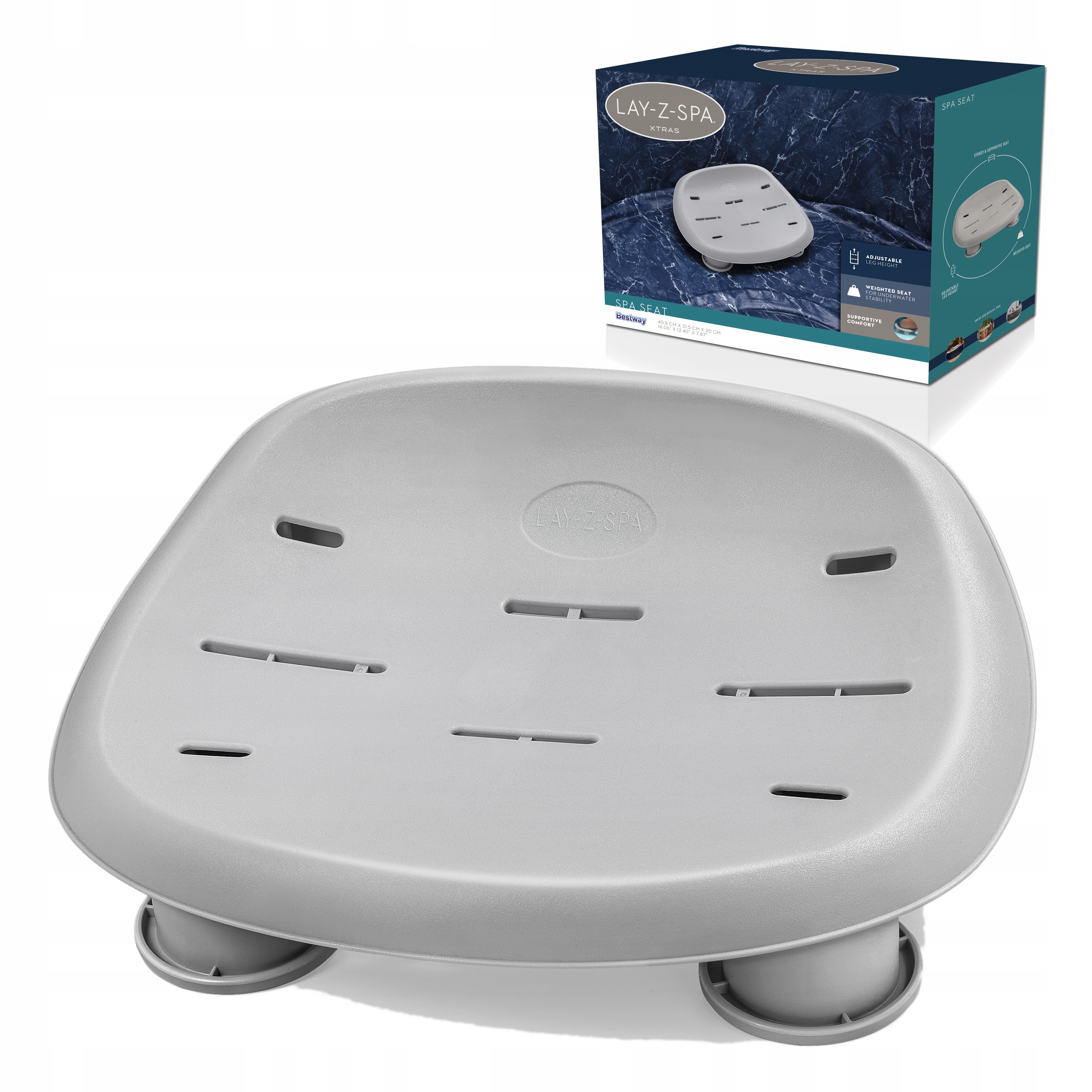 Profilované sedátko pro vířivku Lay-Z-Spa Bestway regulace nožiček