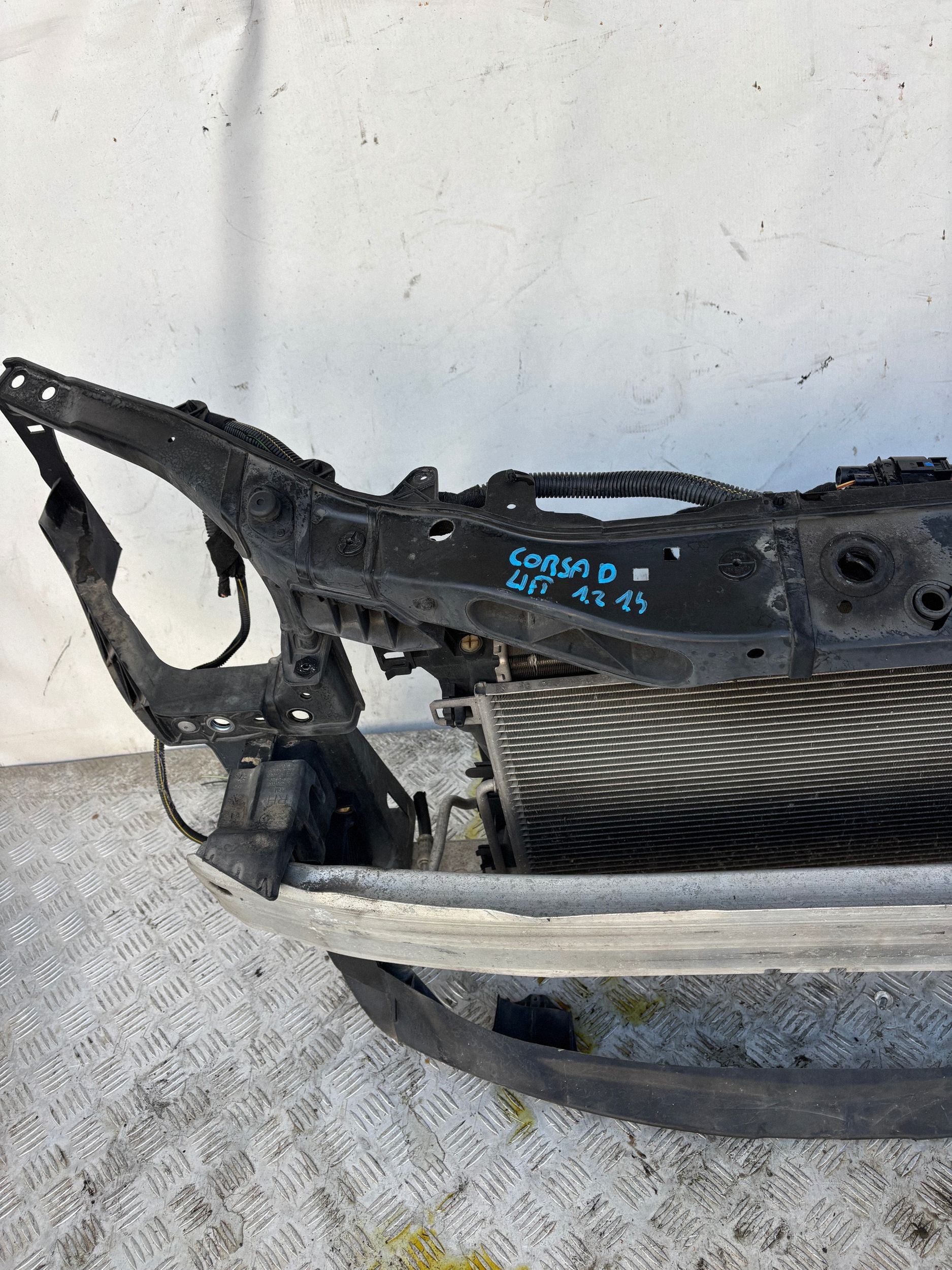 support panel for radiators Z CHLODNICAMI OPEL CORSA D 1.2 1.4 LIFT