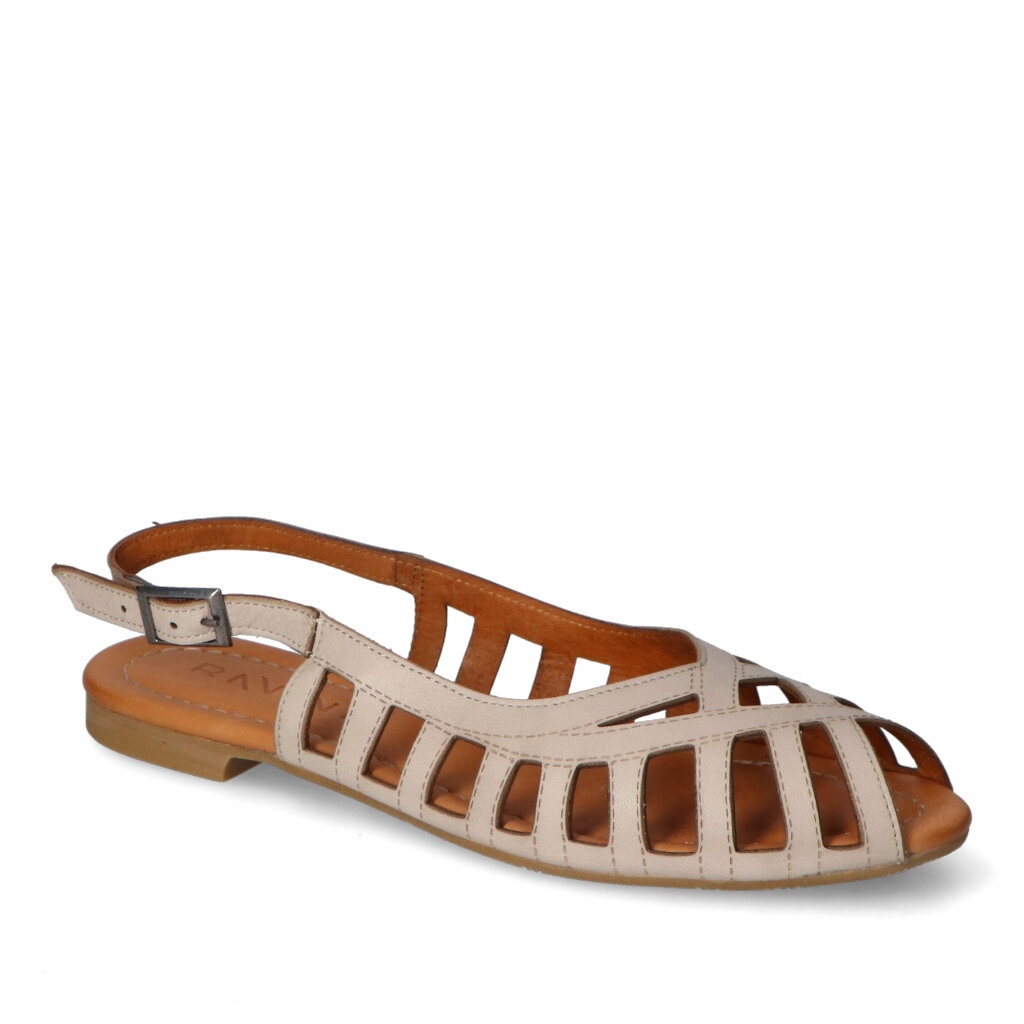 Sandály Ravini 1457 Stříbrnošedé lico 39