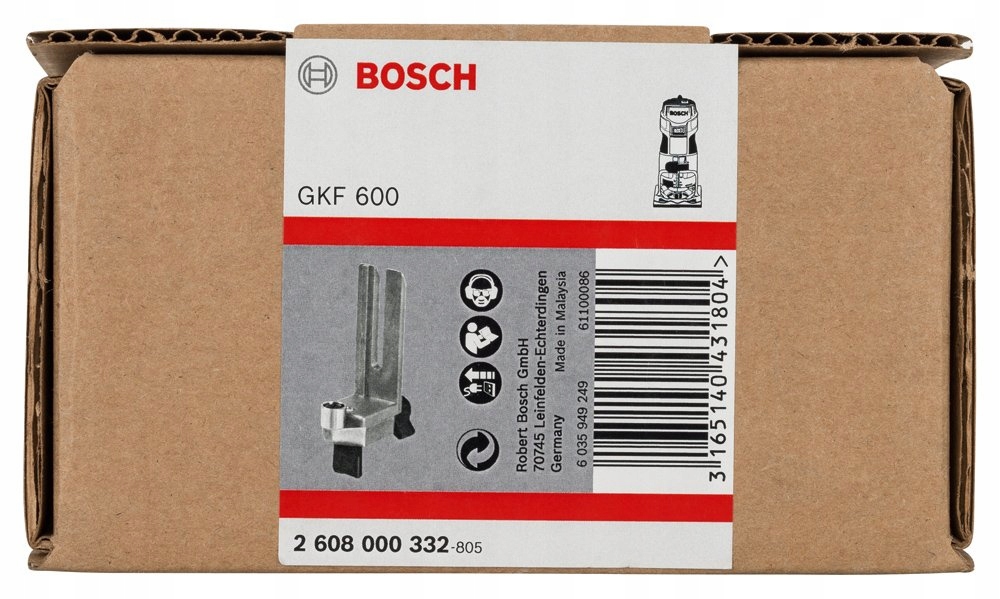 Bosch 1x Czop walcowy (Prowadnice rolkowe do Marka Bosch