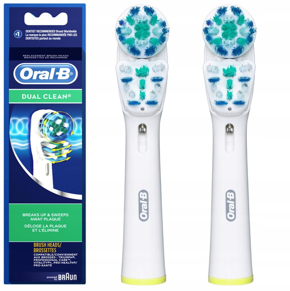 

Braun Oral-b Dual Clean Oryginalne Końcówki 2 szt
