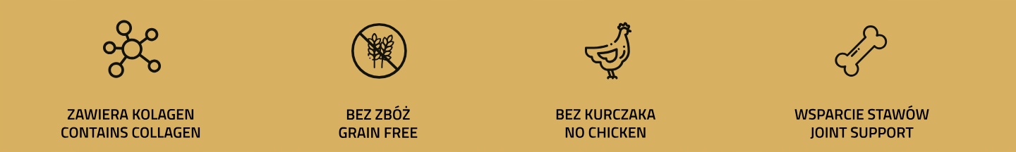 SUCHA KARMA DLA PSA Z WOŁOWINĄ ŚREDNIE I DUŻE RASY 2KG 1DOG MONOBIAŁKOWA Marka 1Dog