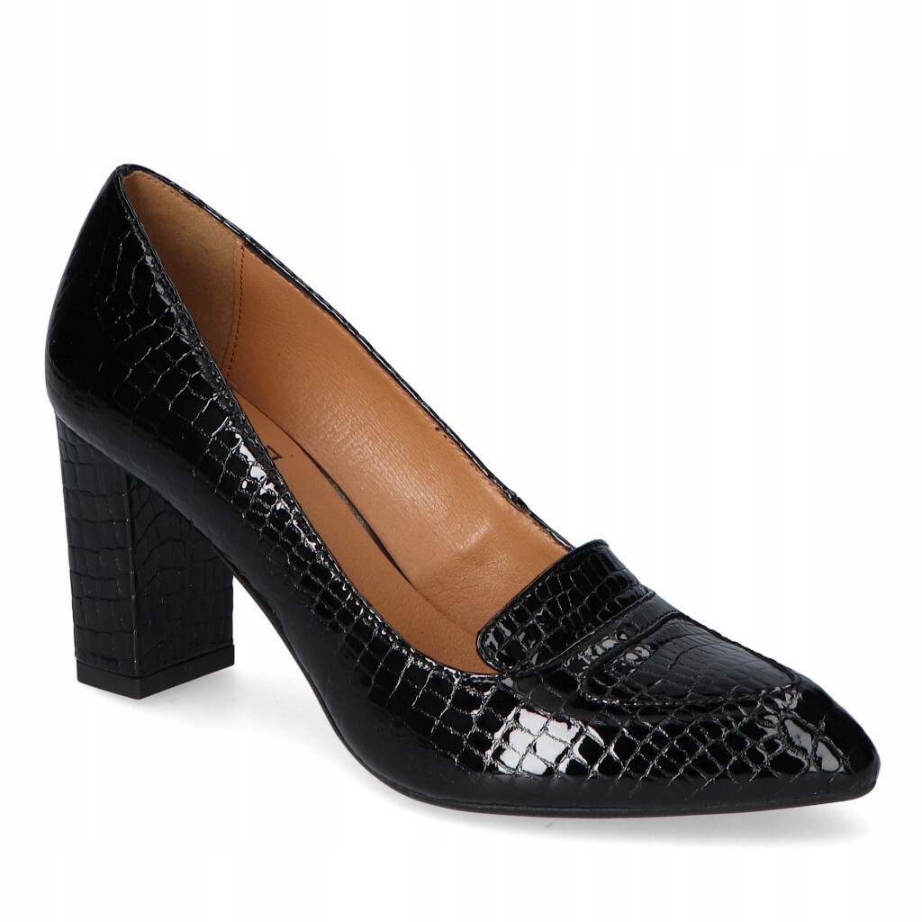 Boty Fabio Fabrizi 747 Černé Mis lak 40