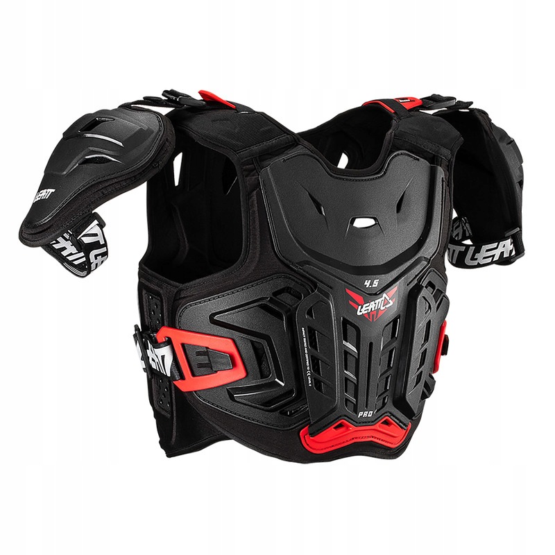 Zbroja napierśnik ramiona/barki Leatt 4.5 Junior Pro Black Red L/XL