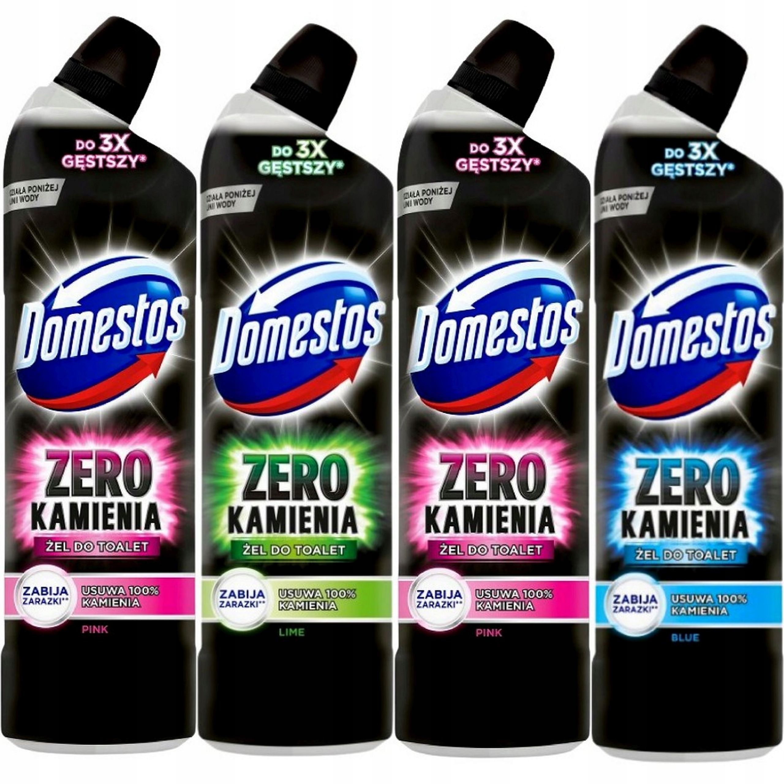 

Domestos Zero Żel do Toalety MIX 4x750ml
