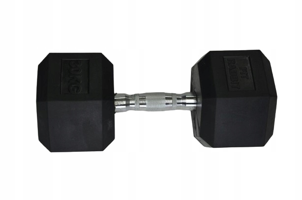 Fit-Rabbit Hantel gumowany Hex 30 kg Stan opakowania oryginalne