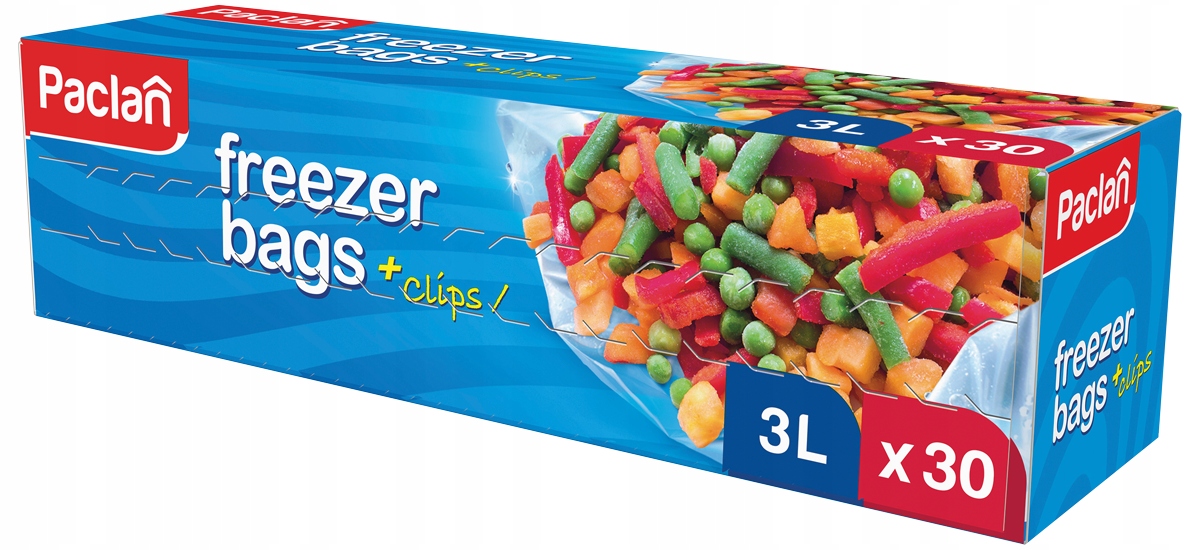 

Woreczki Do Mrożenia żywności 3L x 30 szt. Paclan