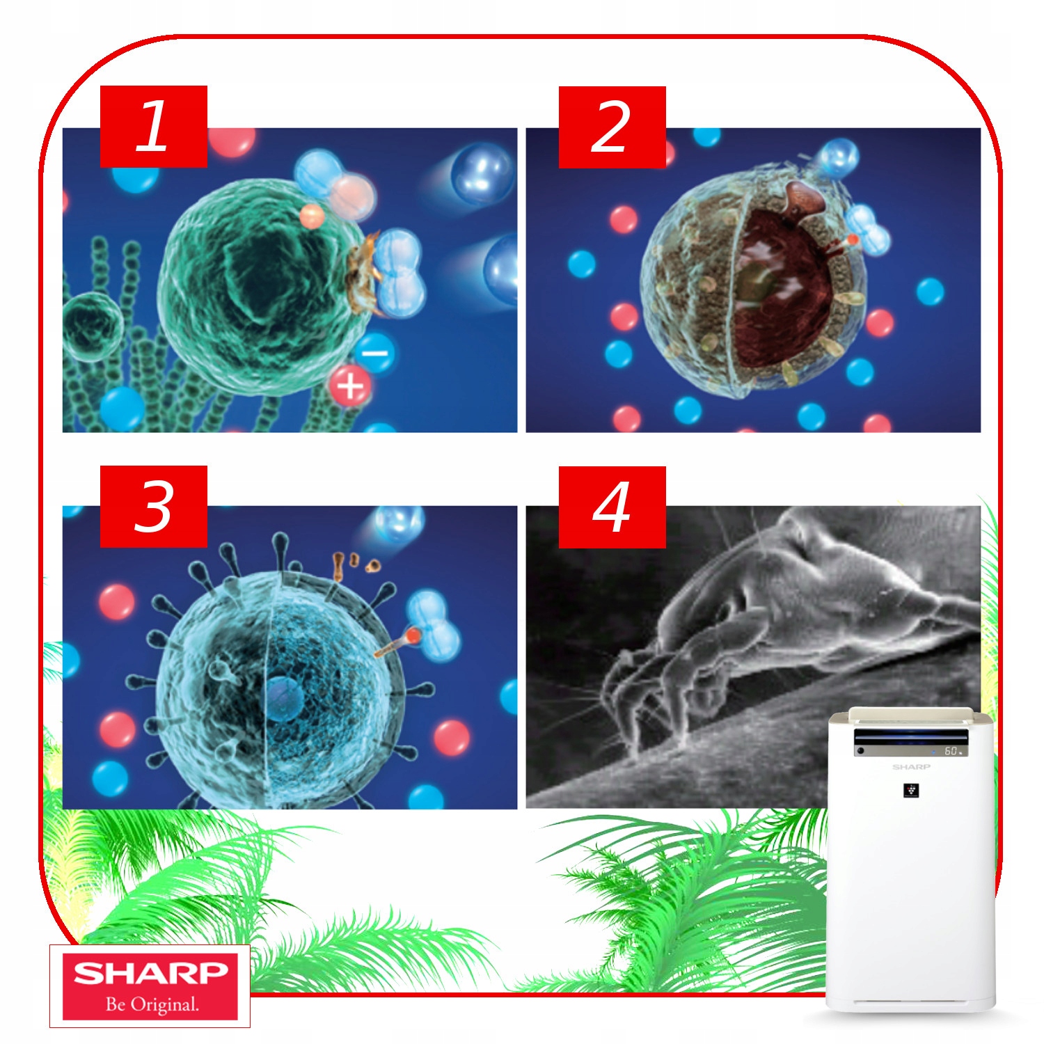 OCZYSZCZACZ POWIETRZA SHARP KC-G60EU-W NAWILŻACZ EWAPORACYJNY DLA ALERGIKÓW Kod producenta KC-G60EUW