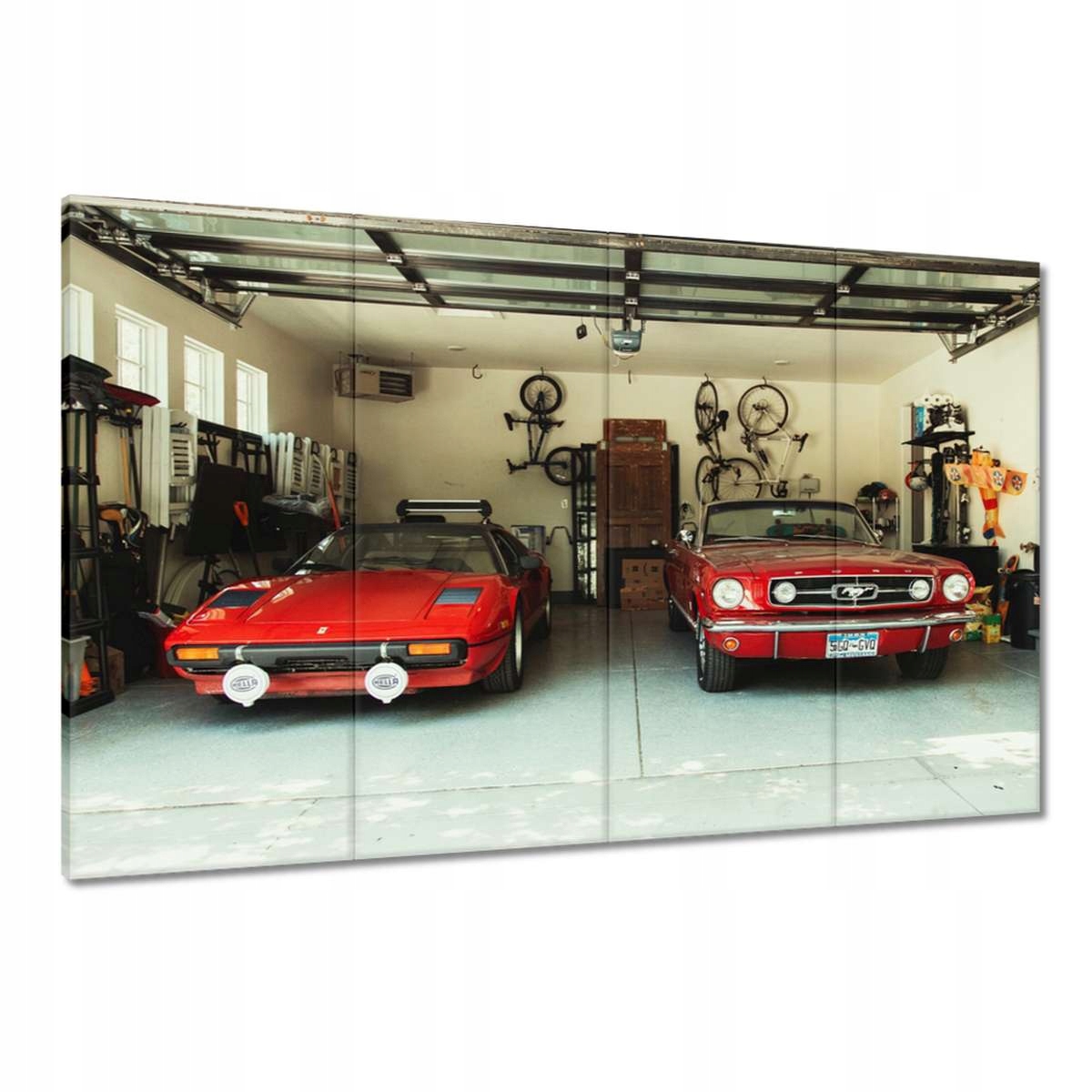 Obrazy 120x80 Perličky v garáži Klasika