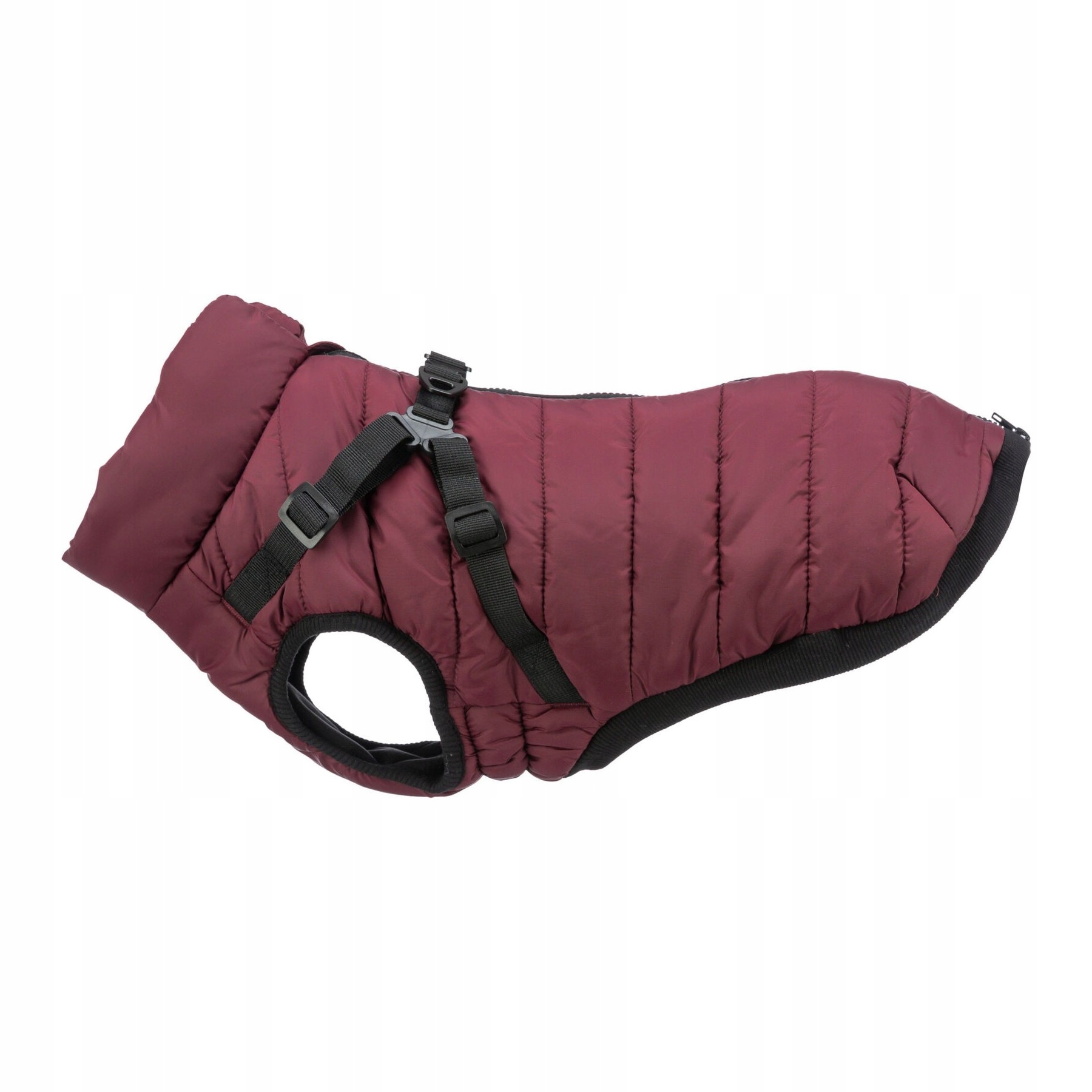 Levně Pirou, kabátek zimní se šlemi, pro psa, sangria, Š: 33 cm