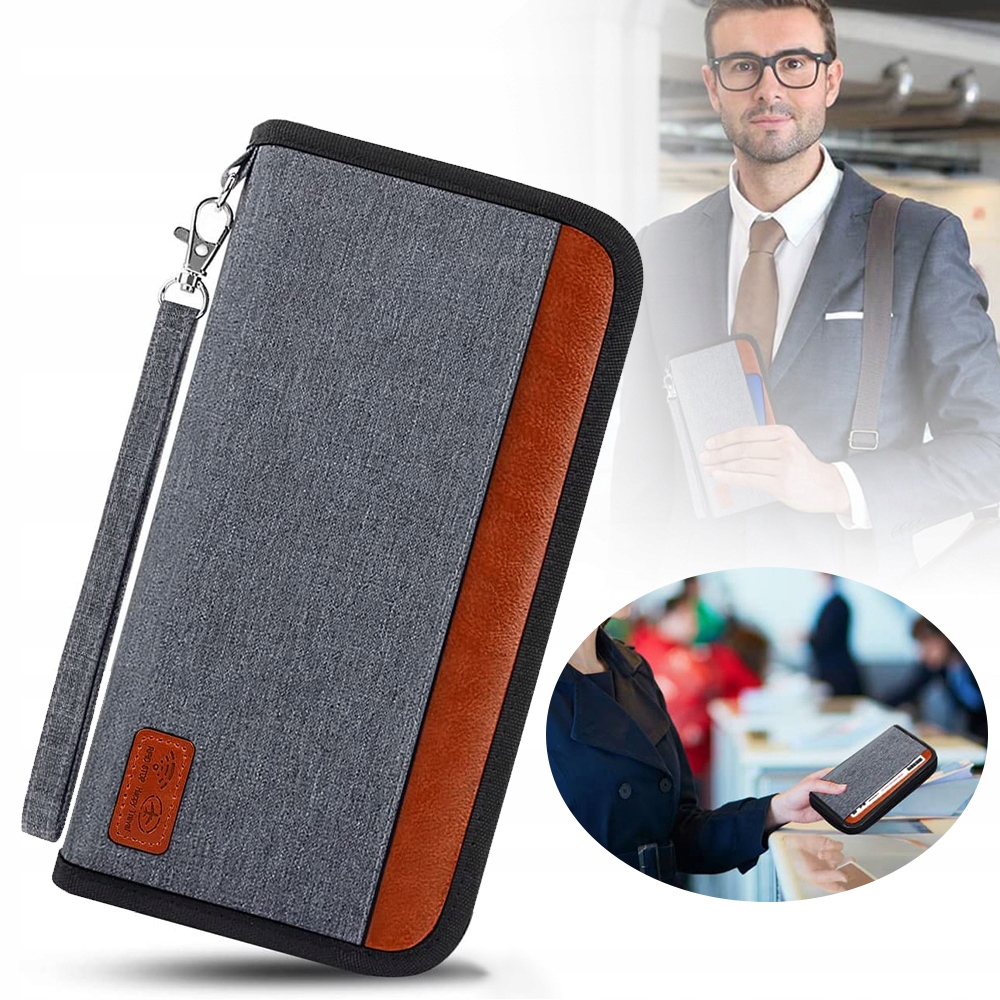 TORBA PASZPORT POSIADACZ PASZPORTU RFID PORTFEL Waga produktu z opakowaniem jednostkowym 0.1 kg