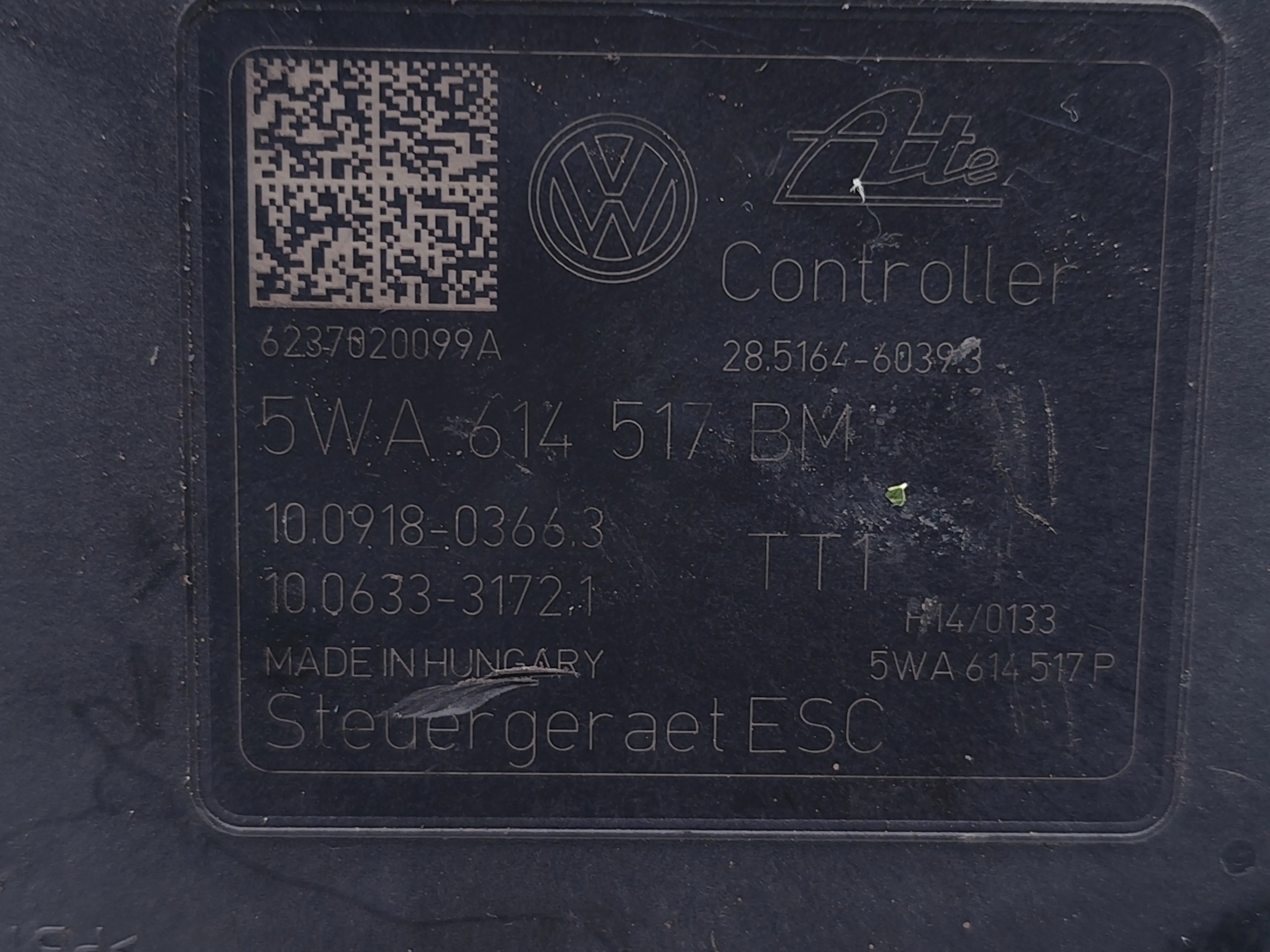 насос ABS оригинал европа 5WA614517BM Audi A3 8Y 23R