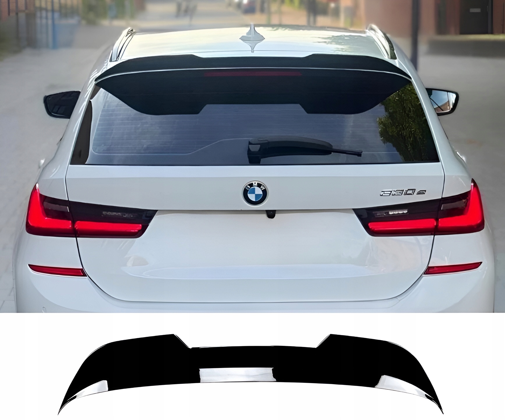 Bmw G21 Spoiler Mp M Performance Zadní Klapka Zavazadlového Prostoru Letka Spoiler Černá
