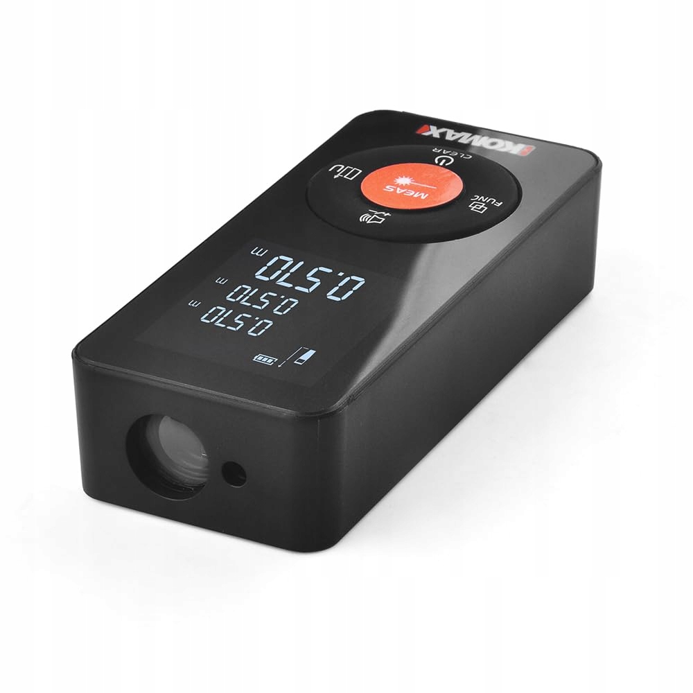 WINTAPE 50M Laserowy Dalmierz Cyfrowa Poziomica LCD Miernik Odległości — miniatura 2