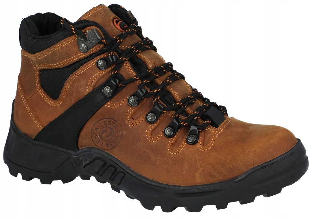 Kožené trekové boty Lesta 6157 trekové horské boty R43