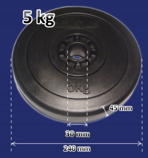 HANTLE 20 kg - 1 szt. pełny gryf Marka CELSIUS