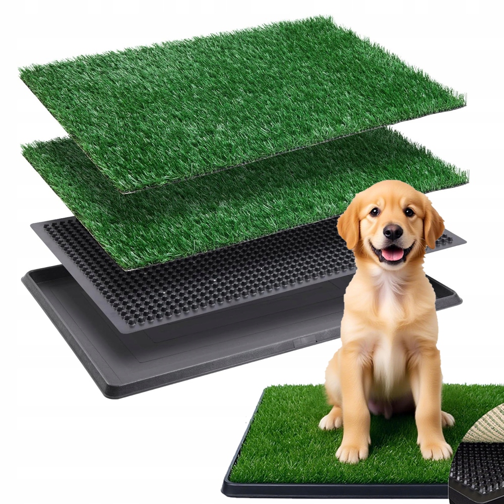 Levně Toaleta Pro Psy Pro Štěňata Podklad Umělá Tráva Tréninková Podložka Pro Výuku