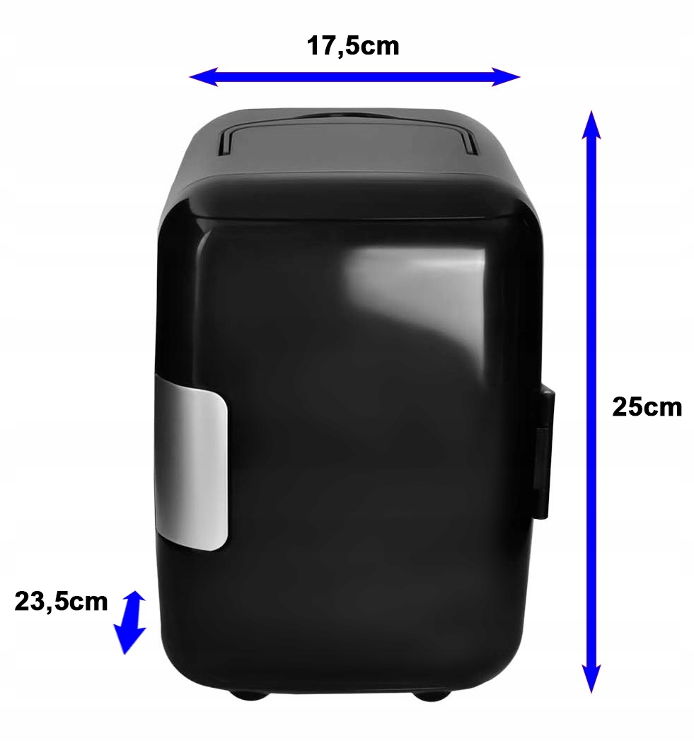 MINI LODÓWKA PRZENOŚNA GRZANIE CHŁODZENIE CICHA 4L EAN (GTIN) 5903802417609