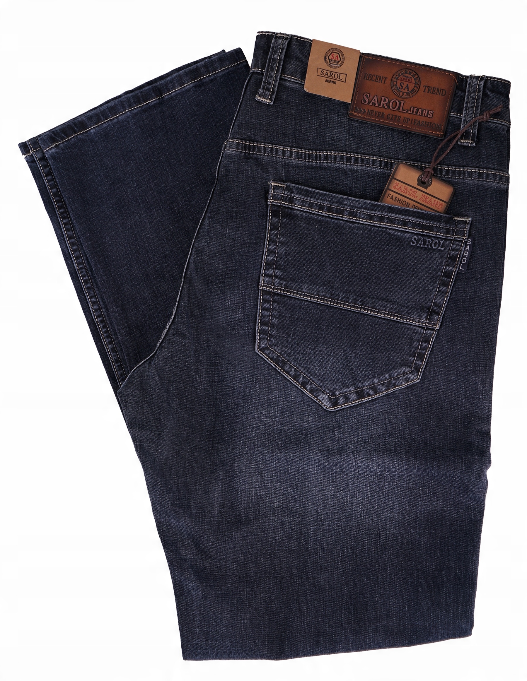 

Spodnie Jeansowe Dżins Sarol Duże W48 L32 126-132