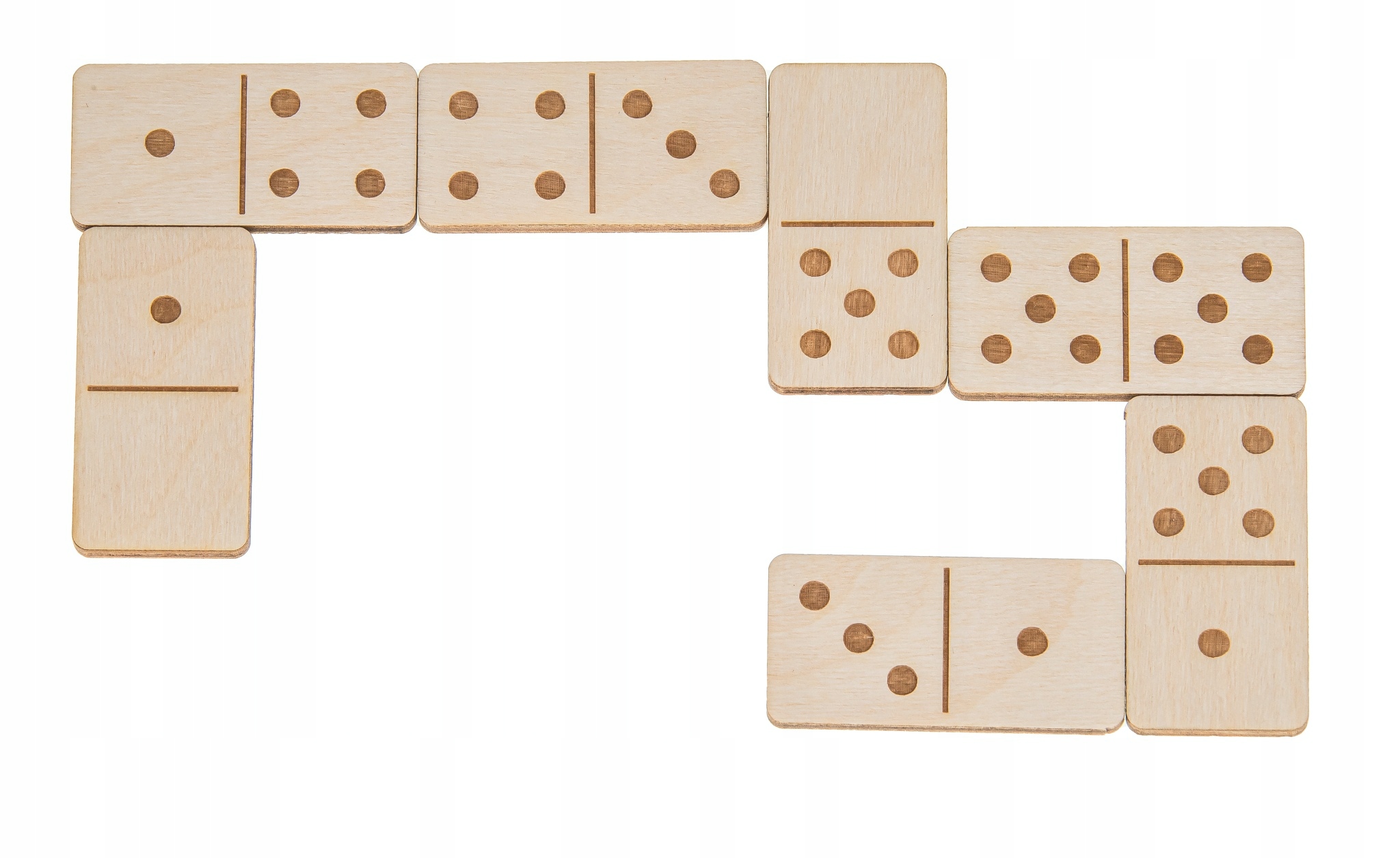 

Domino Drewniane Klocki Gra rodzinna dla dzieci