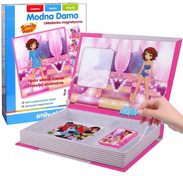

Smily Play Układanka Magnetyczna Modna Dama