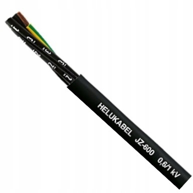 Kabel sterowniczy JZ-600 3x2,5mm2 zewnętrzny 0,6/1kV olejoodporny Cu 100m