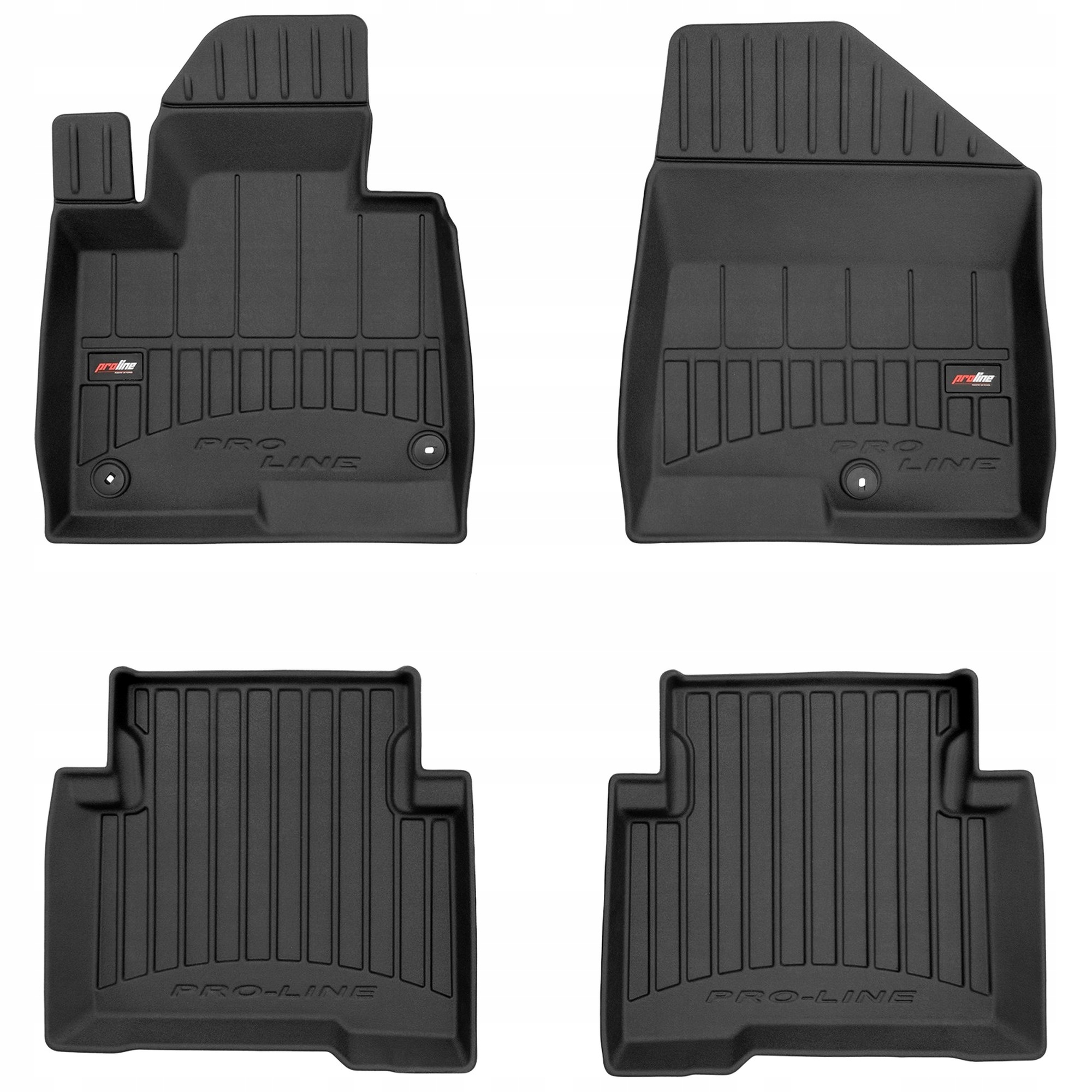 3D gumové rohože pre Hyundai Santa Fe III od roku 2012-2018