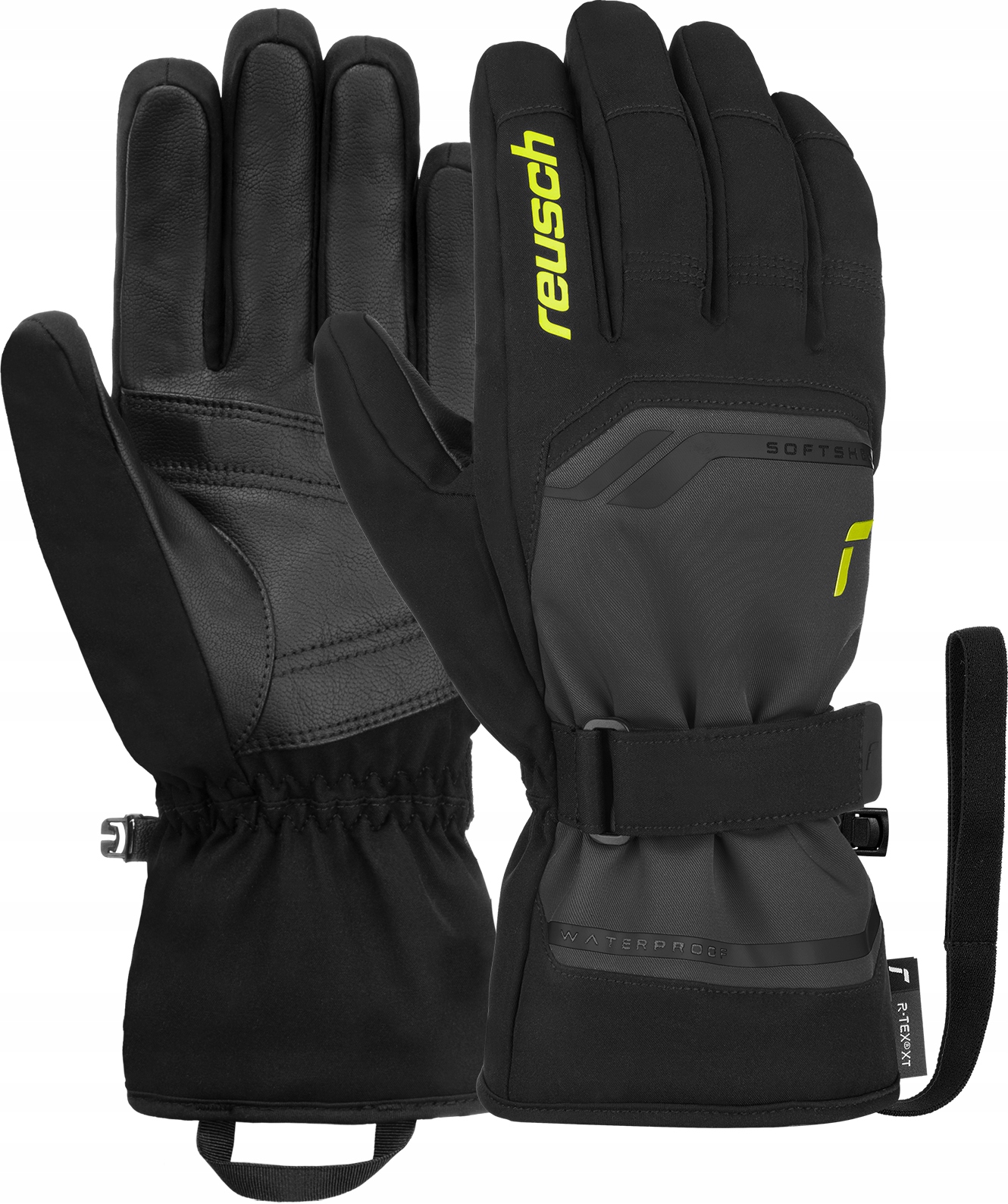 Rękawice Narciarskie Reusch Primus R-tex Xt r. 9,5 L/XL turbulence/sft ylw