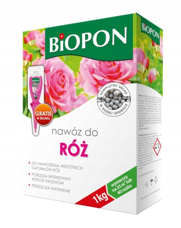 

Biopon nawóz do róż granulat 1kg